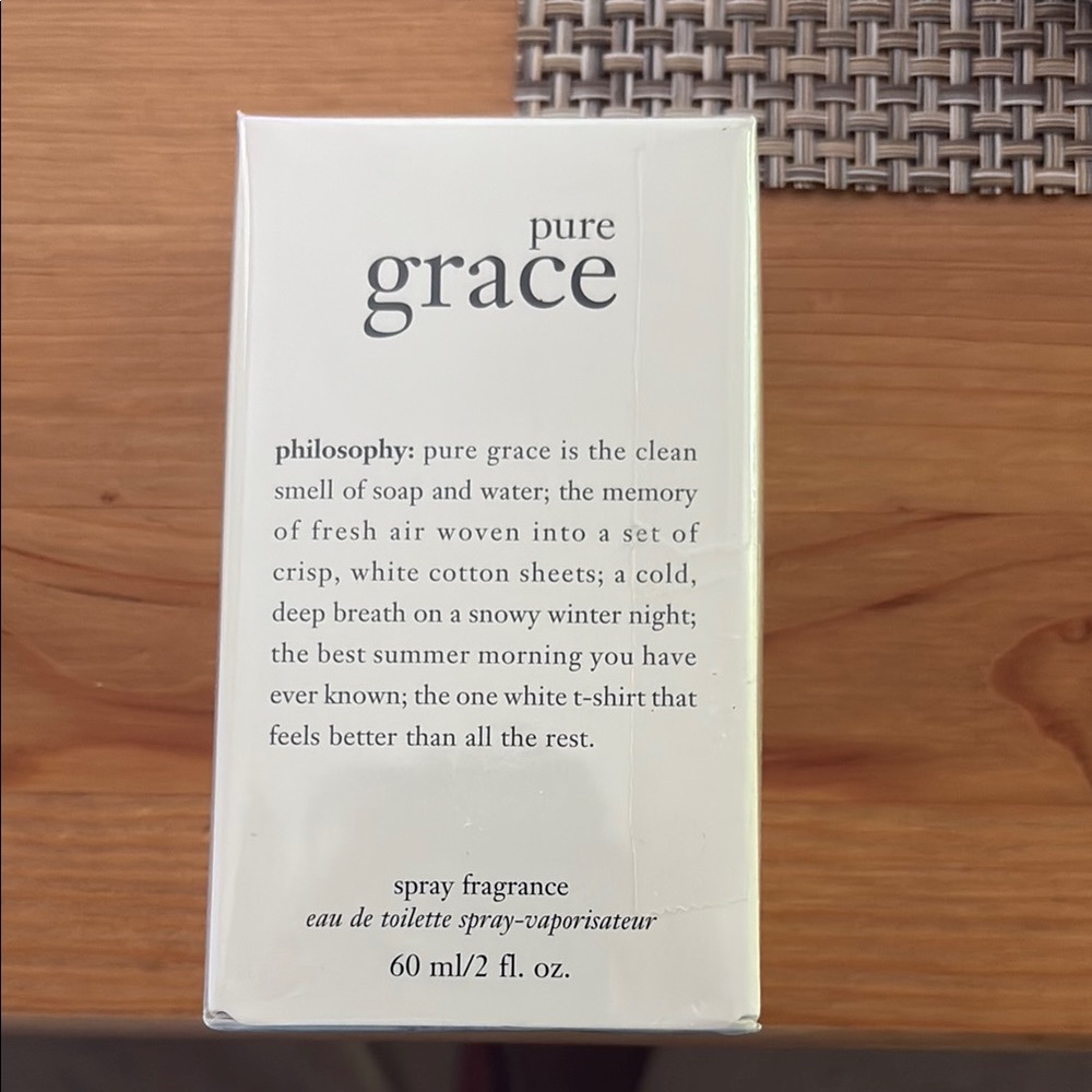 Philosophy Pure Grace Eau de Toilette Perfume 2oz